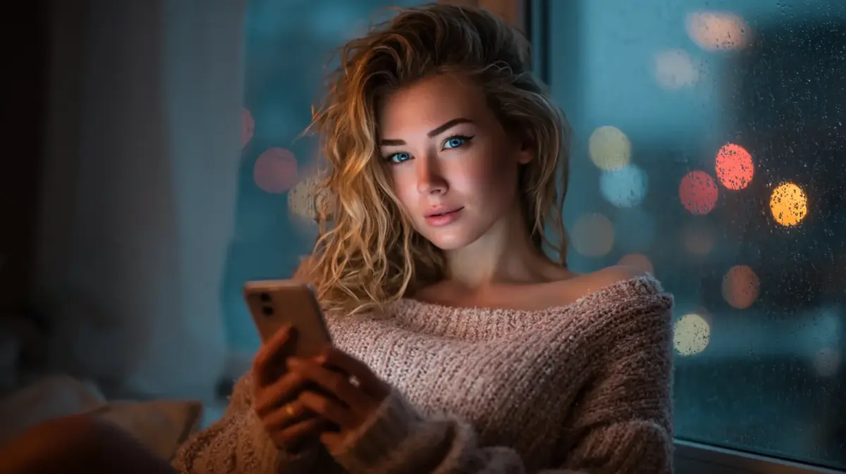 User reading about kupid ai review on a mobile device