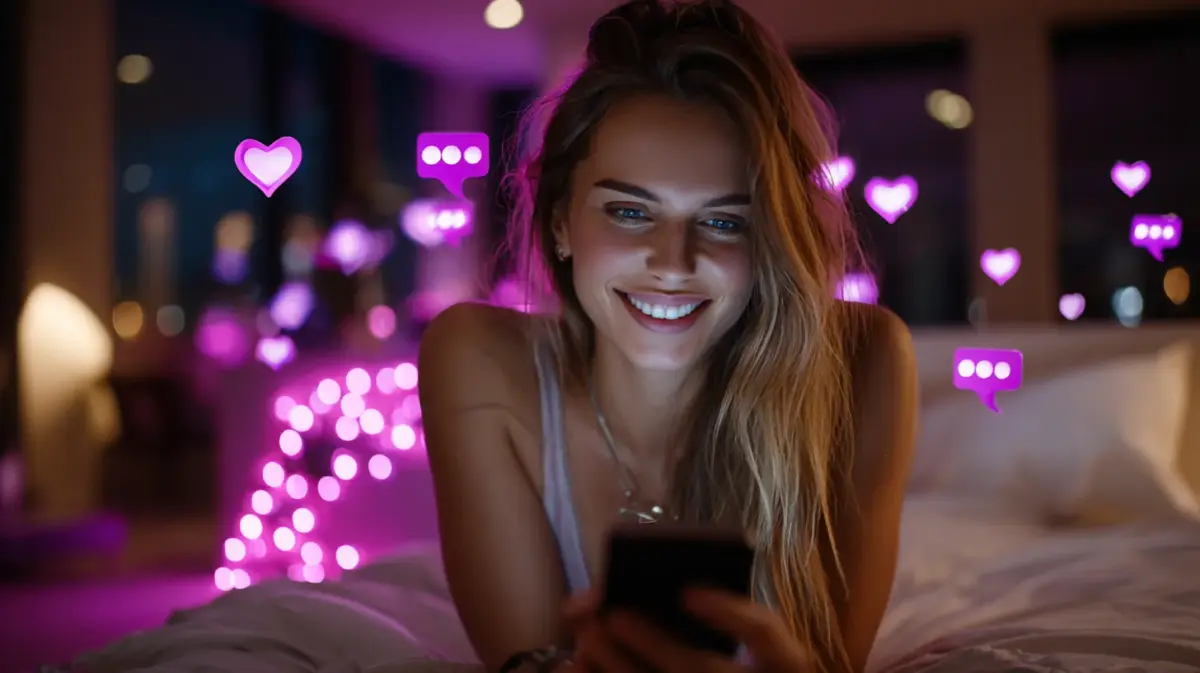 User reading about janitor ai characters on a mobile device