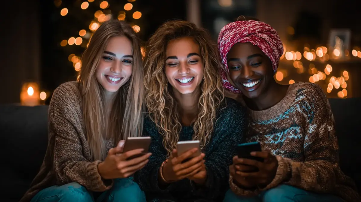 Young woman testing are ai girlfriends worth it app on her smartphone