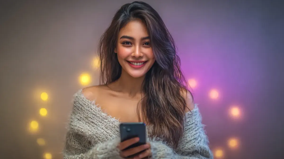 User reading about talkie ai review on a mobile device